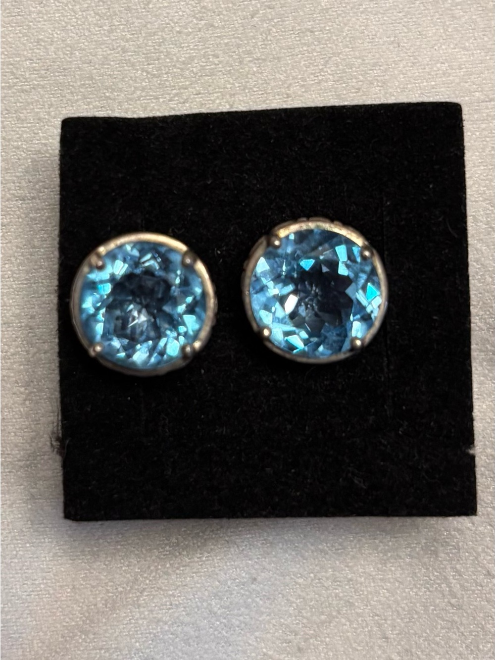 EFFY Blue Topaz Sterling Silver earrings
